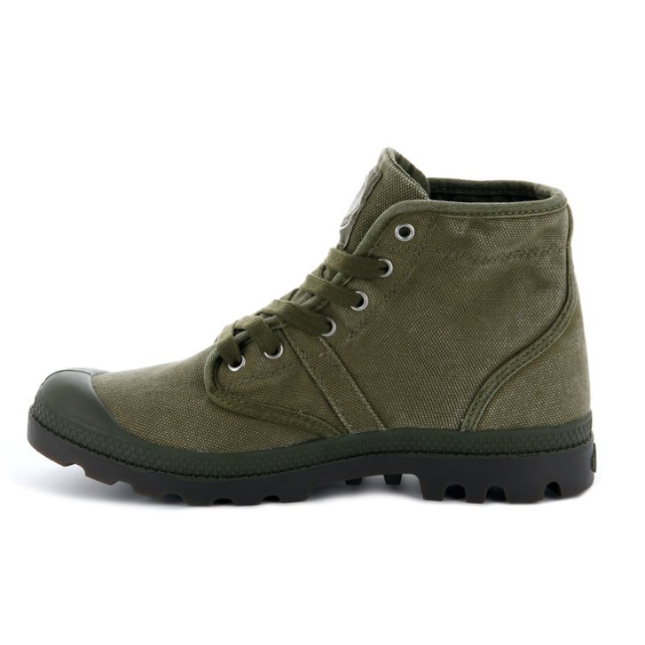 Bottes Palladium Pallabrousse Homme Vert Olive | FR VMI792Y